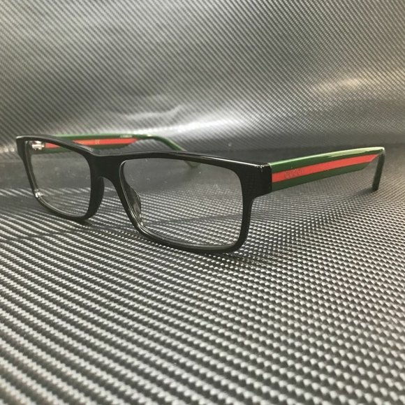 New Gucci Men's Tri Colored Stripe Eyeglasses - Picture 1 of 5